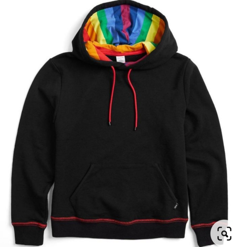 TOMBOY X rainbow hoodie, like new,  3X
